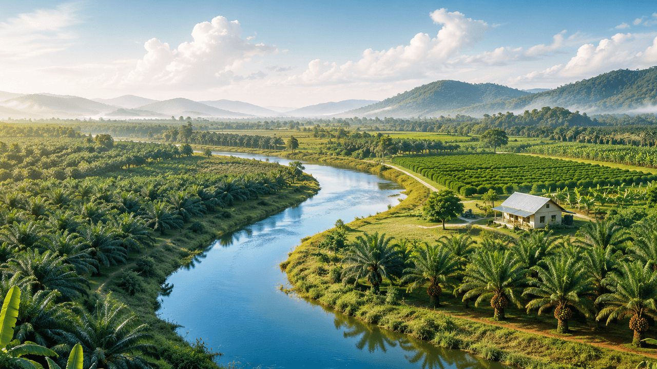 Malaysian farm community