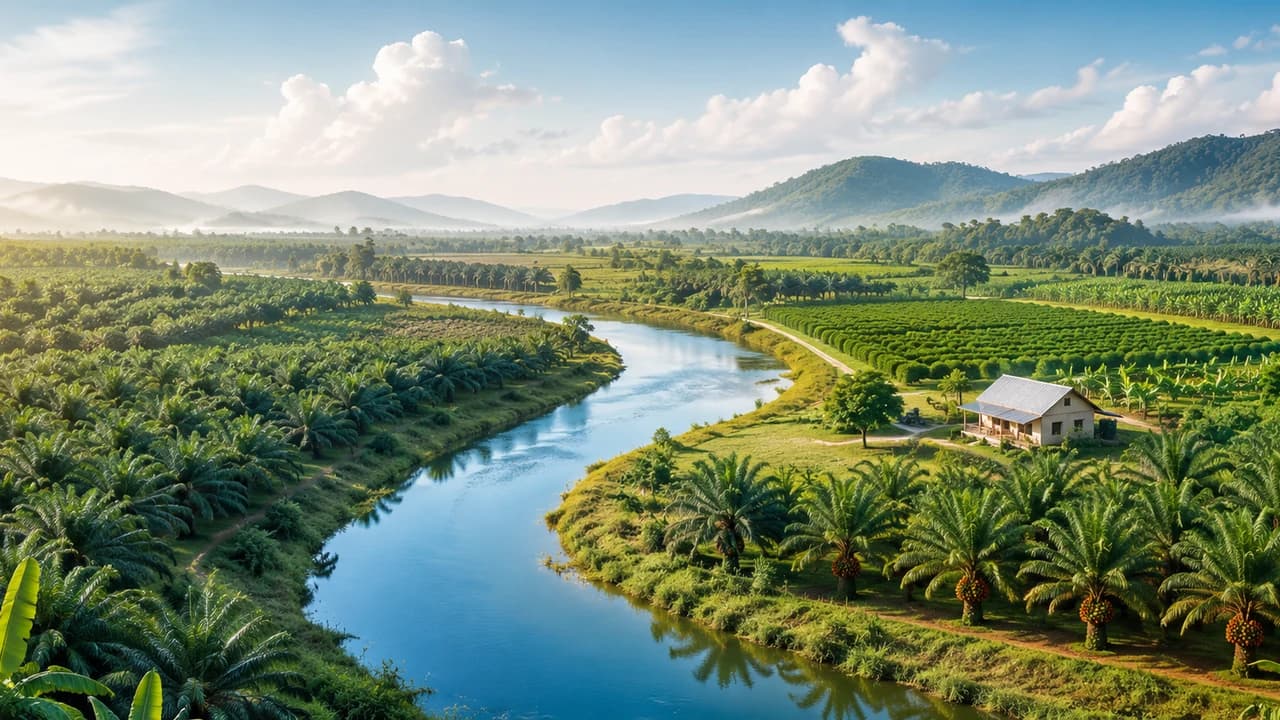 Malaysian farm community